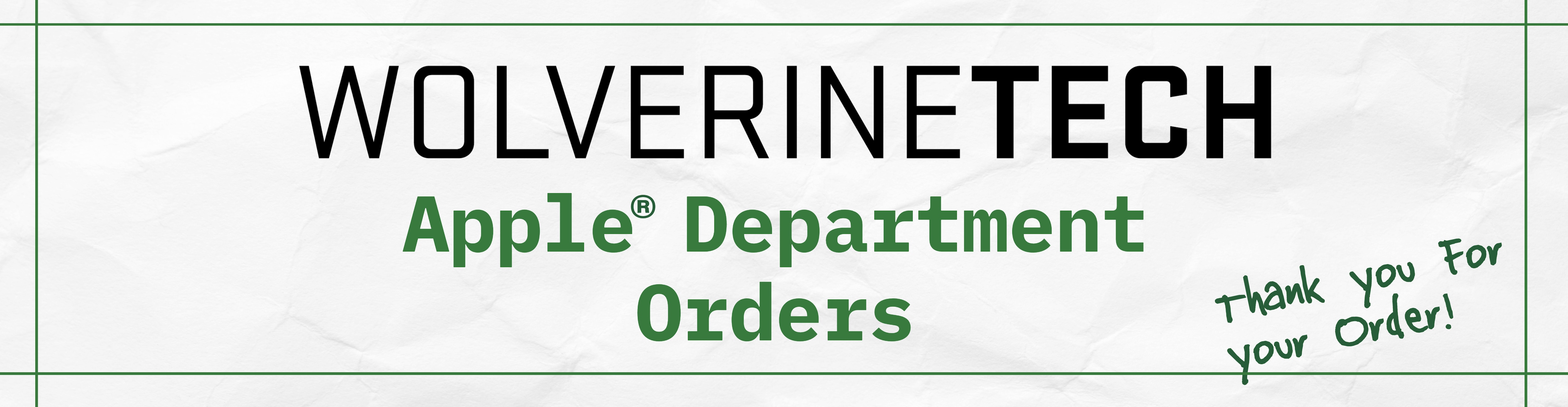 Department orders